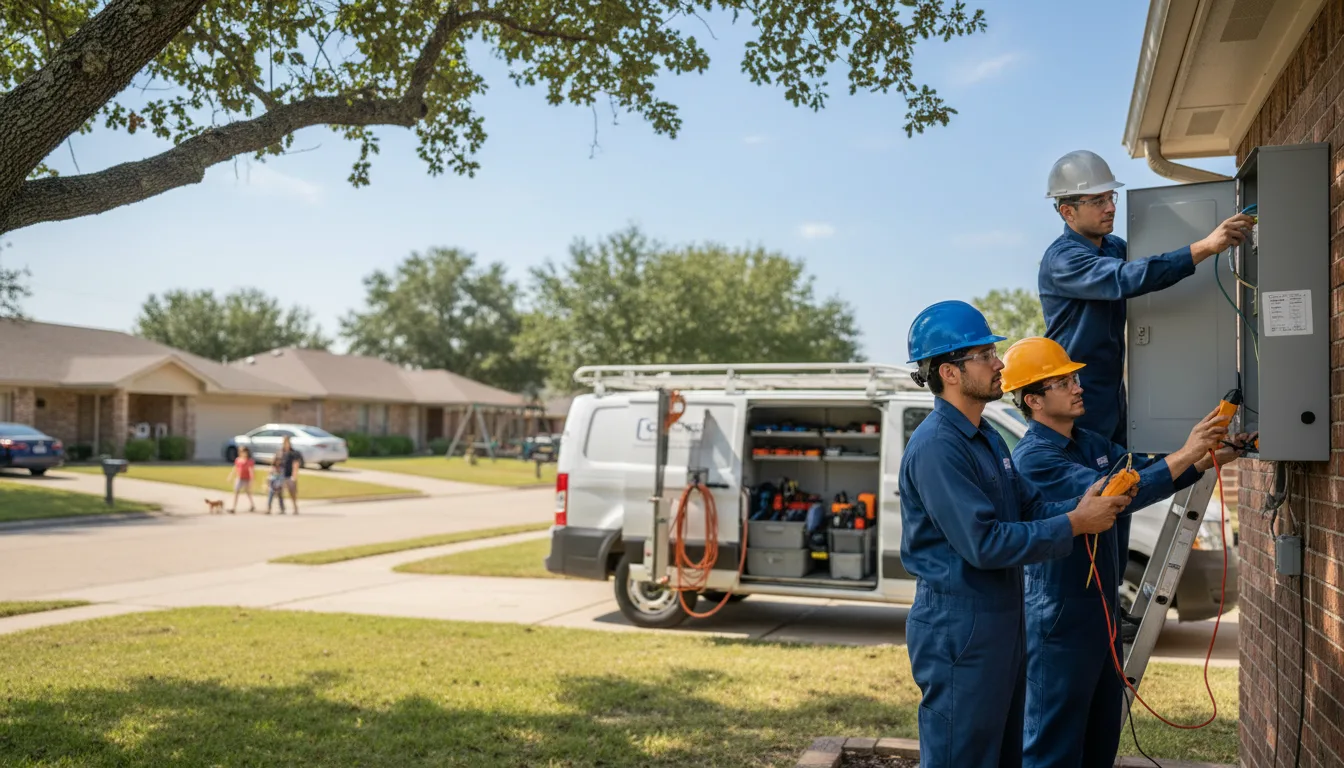 Certified electrician providing emergency electrical services in Goode, VA